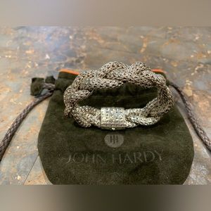 John Hardy Silver Braided Bracelet